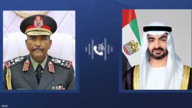 الإعلام الإماراتي: الشيخ بن زايد يتلقى إتصال هاتفي من البرهان 10 1 1730013
