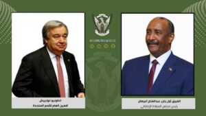 غوتيريش يهاتف البرهان.. تفاصيل المكالمة 2 غوتيريش يهاتف البرهان.. تفاصيل المكالمة