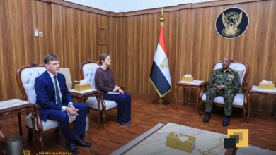 مسؤولة بريطانية تتحدث للبرهان عن جدوى مؤتمر لندن 7 IMG 20250417 WA0349