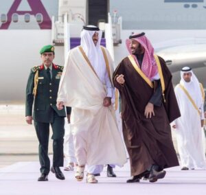 قمة ناجحة بين أمير قطر وولي العهد السعودي