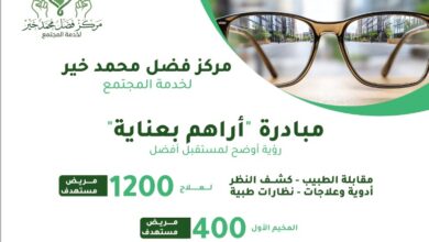 (رؤية أوضح لمستقبل أفضل).. محمد فضل يطلق مبادرة إنسانية 6 IMG 20260417 WA0070