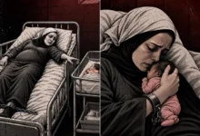 قصة مروعة..أم مكبلة السلاسل تضع مولودة داخل السجن !! 4 khhshtrbshhsrb 1789820926